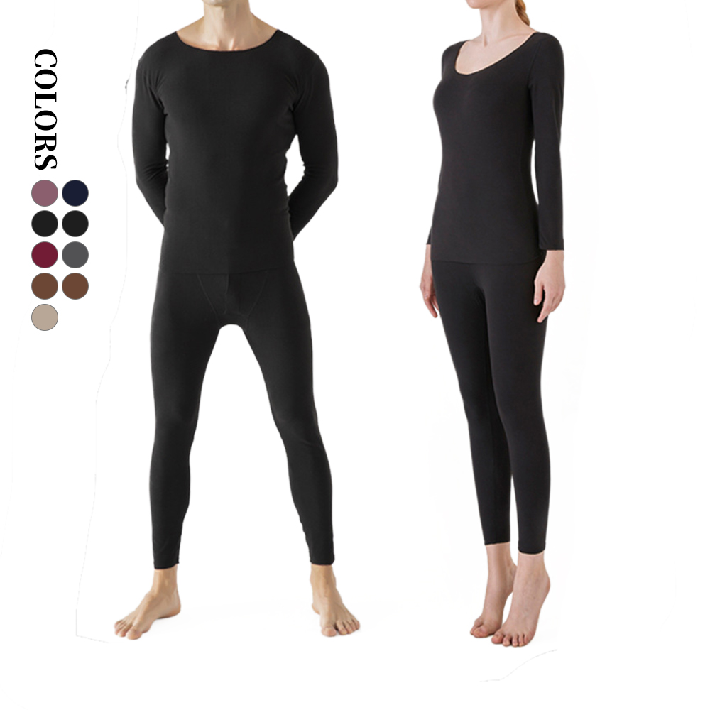 Thermounterwäsche für Damen / Herren Hersteller Fleece gefüttertes Basisschicht-Set für kaltes Wetter