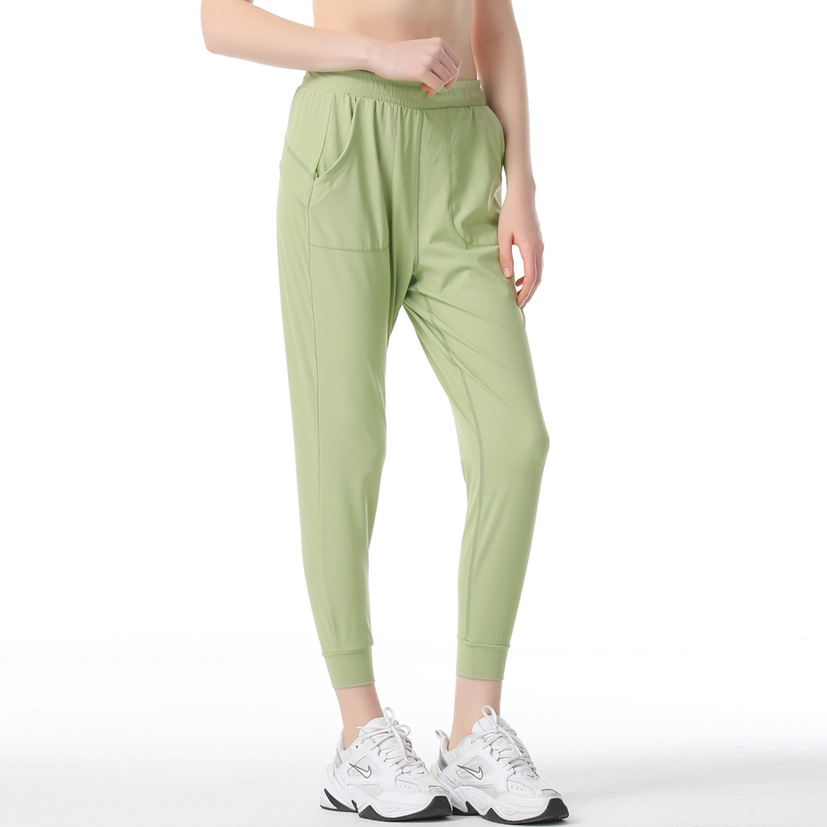 S-SHAPER Damen-Causal High Waist Yoga Active Workout Seamless Long Pant Supplier Running Atmungsaktive Leggings mit Taschen