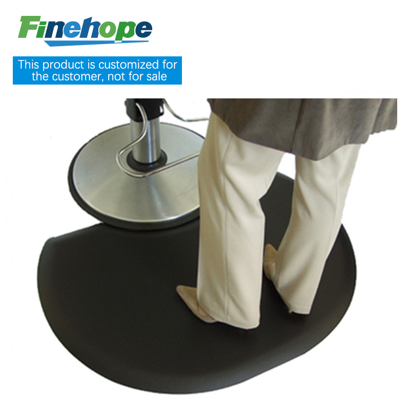 China Bulk ordering of polyurethane dirty and non-skid hairdressing salon chair floor mat in 2023 manufacturer
