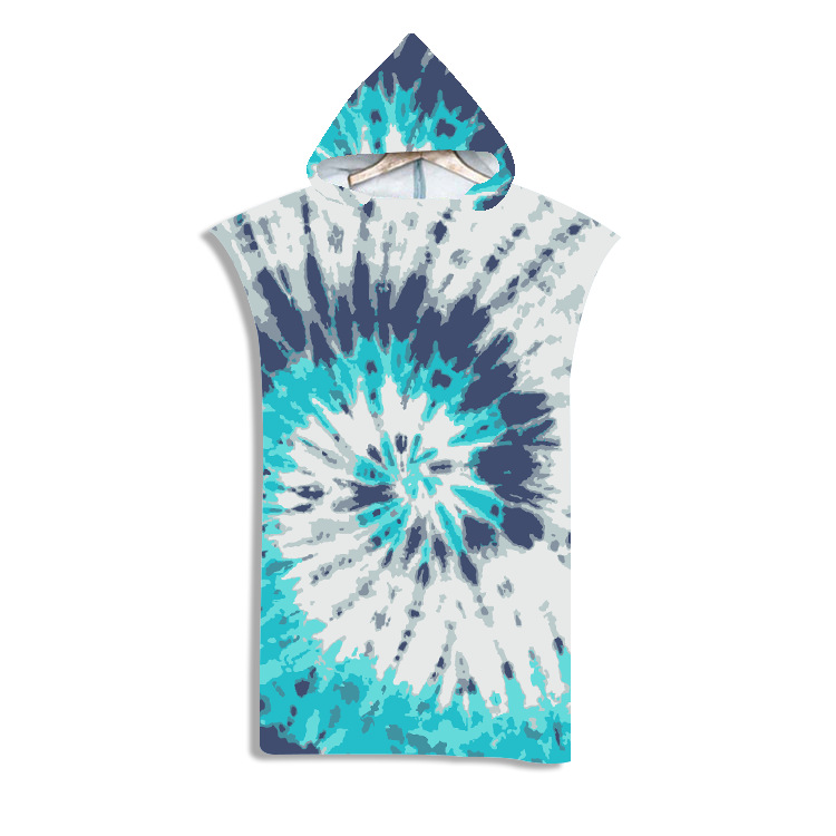 Super Absorbent Wetsuit Adult Beach Towel with Hood for Adults Hooded Poncho Towel Beach Surf Poncho