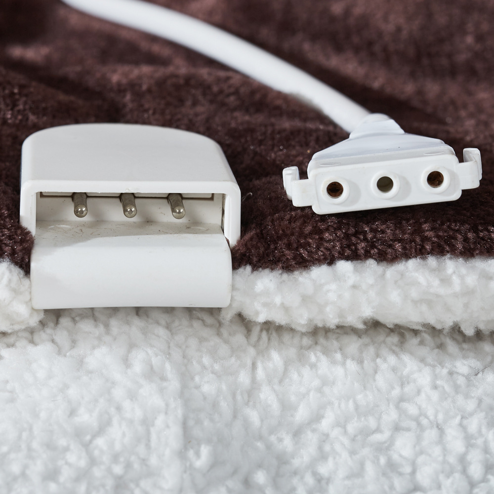 Polarfleece-Heizdecke, elektrische Flanelldecke, 3 Heizstufen, schnelle Heizdecke