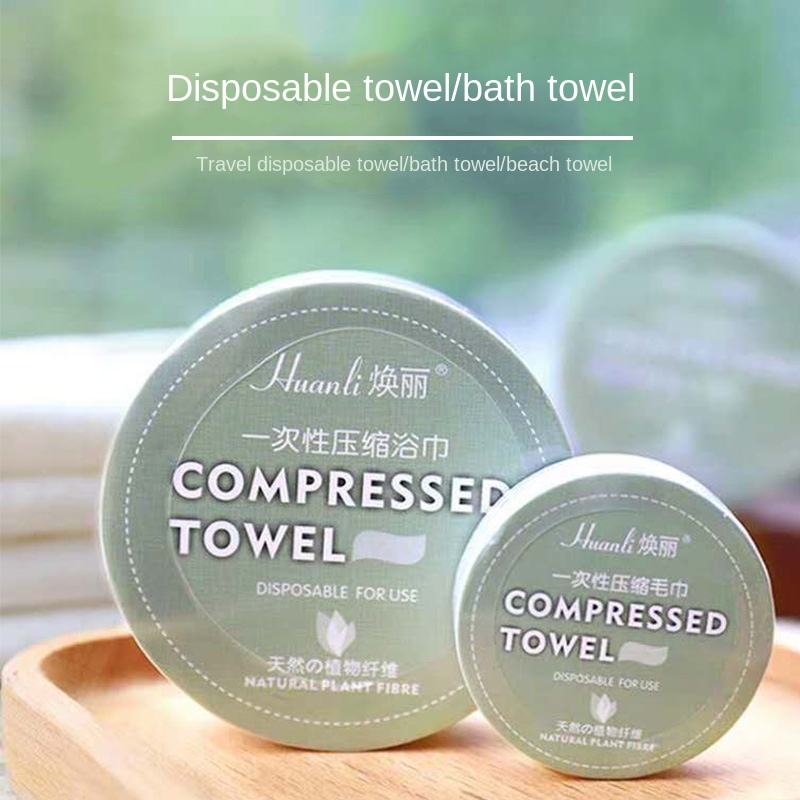 Travel Disposable Compression Towel Non-Woven Compressed Magic Wash Towe - COPY - ruu8n5
