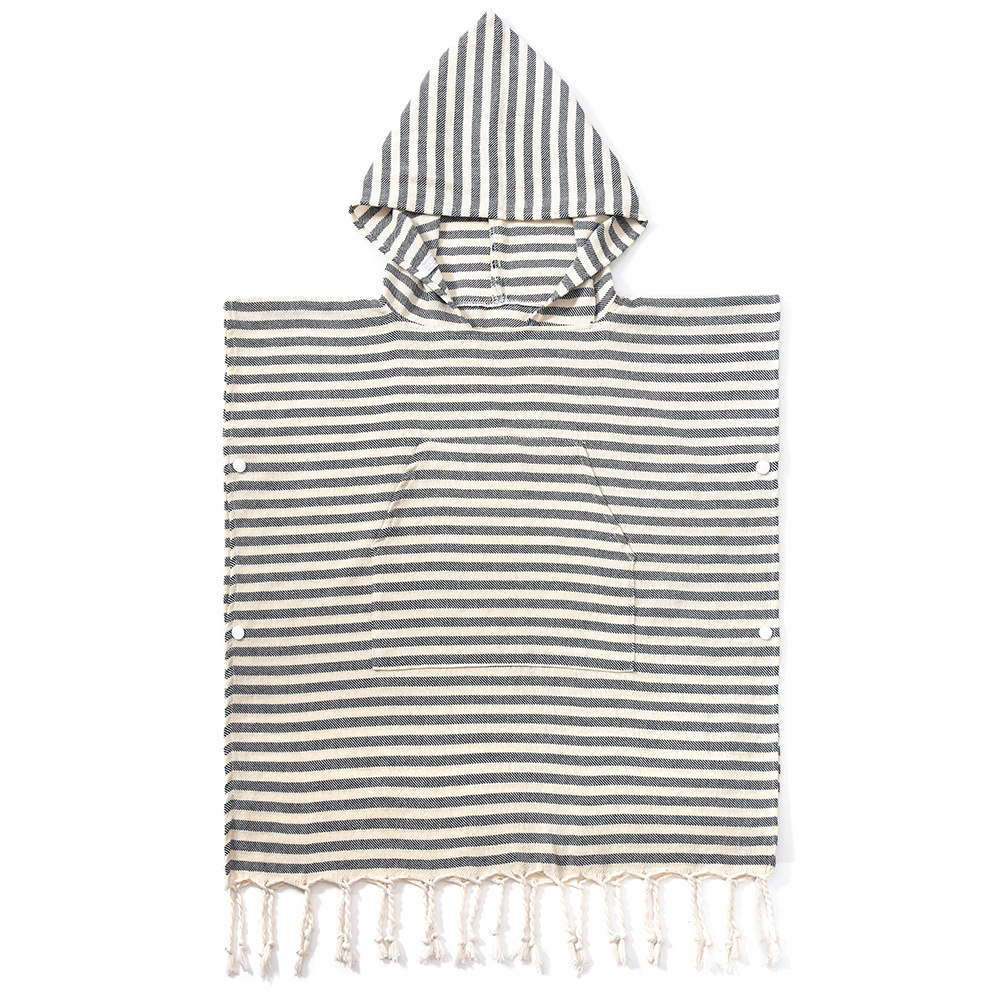 100% 土耳其棉儿童冲浪连帽斗篷沙滩巾