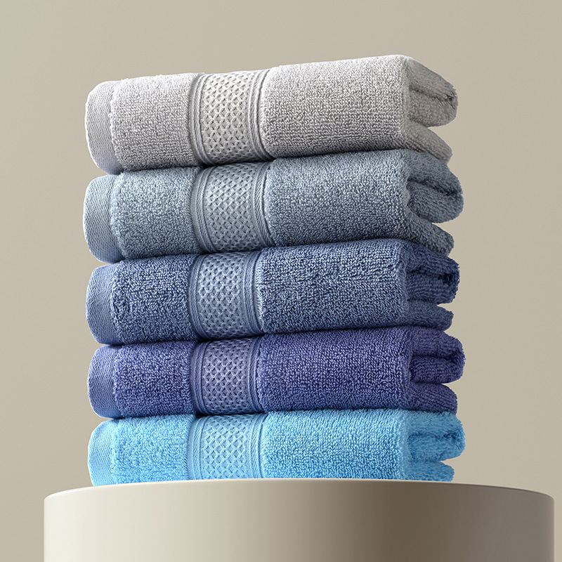 100% 棉定制徽标浴巾