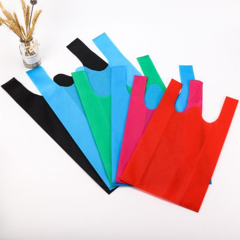 中国无纺布背心袋制造商批发品牌超市 Oem 无纺布 T 恤背心袋