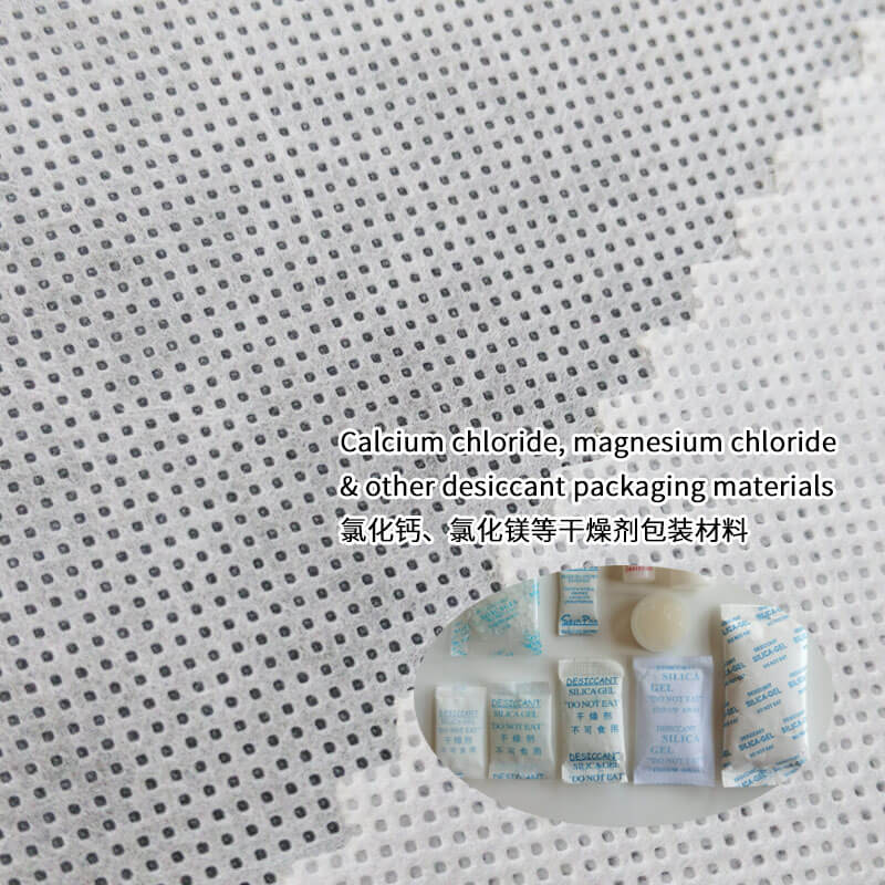 China Spunbond Non Woven Fabric Custom Desiccant Packaging Material manufacturer