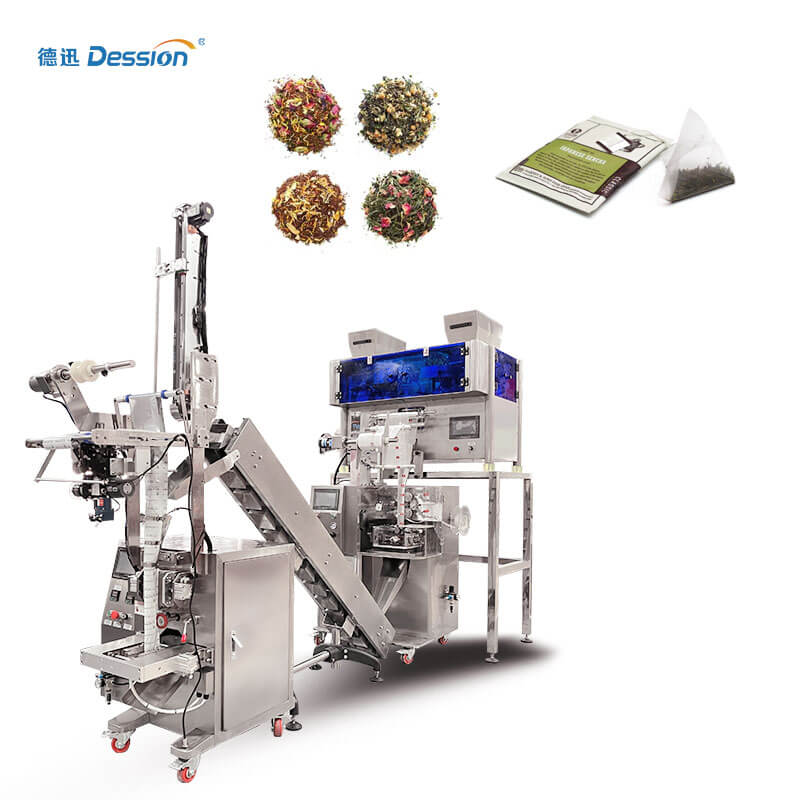 آلة تعبئة أكياس الشاي الأوتوماتيكية عالية السرعة للشاي بالجملة ، شاي الأعشاب ، والمزيد