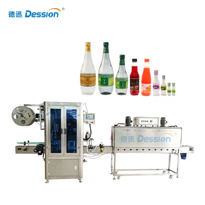 Máquina etiquetadora automática de mangas retráctiles