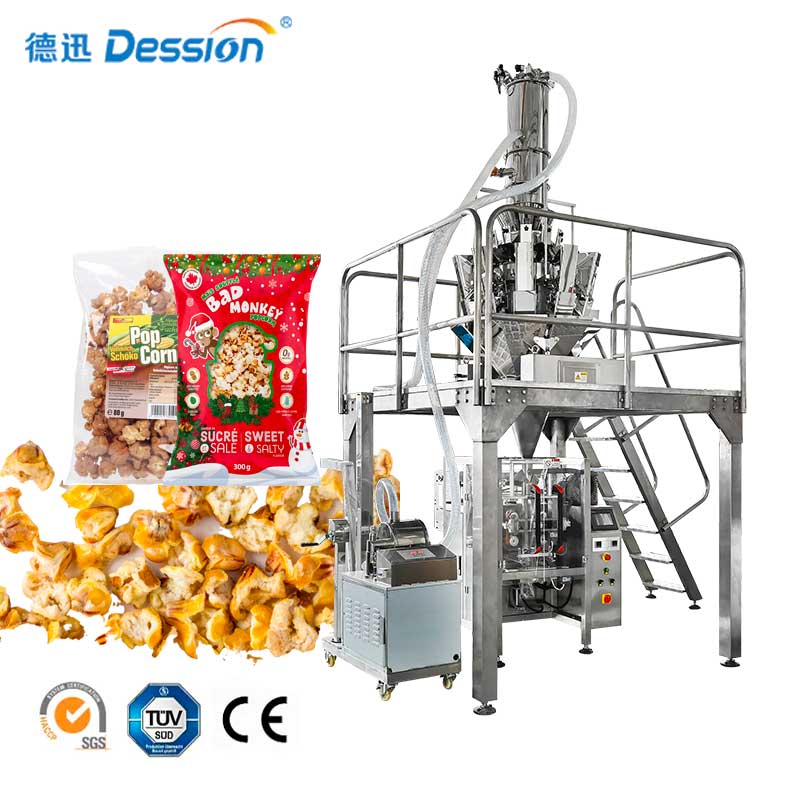 Günstige Lebensmittelverpackungsmaschine Popcorn-Verpackungsmaschine