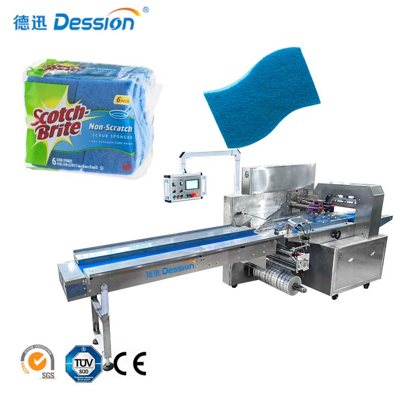 Machine de conditionnement d'éponges propres, machine de conditionnement d'oreillers