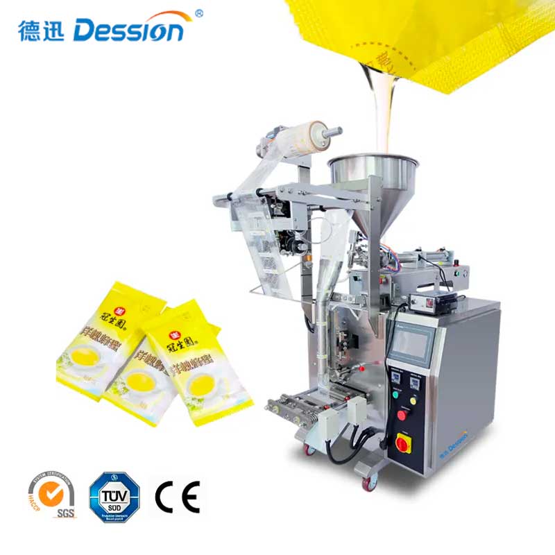 Honey sachet packing machine China factory