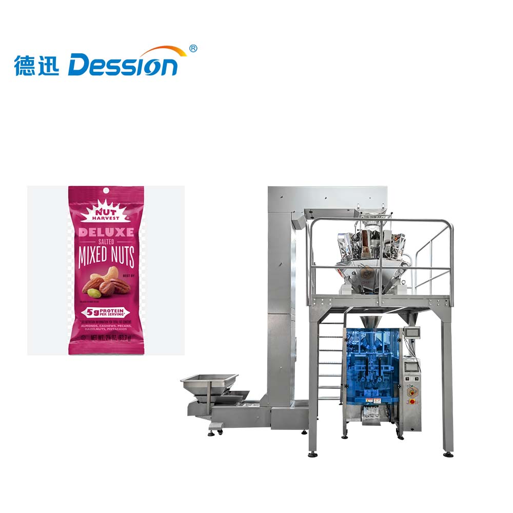 Máquina de embalaje de granulado vertical de grado industrial totalmente automático