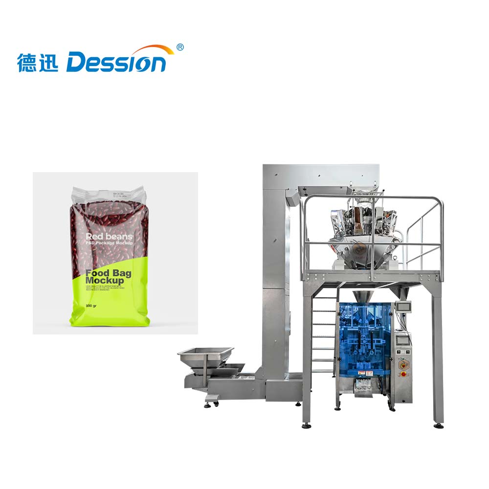 Máquina de embalaje de granulos a prueba de humedad de grado alimenticio | Equipo de embalaje totalmente automático para nueces y granos