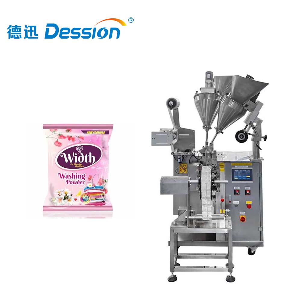 آلة تغليف مسحوق كمية تلقائي تلقائي | 304 يدعم جسم الفولاذ المقاوم للصدأ أنواع الأكياس المخصصة