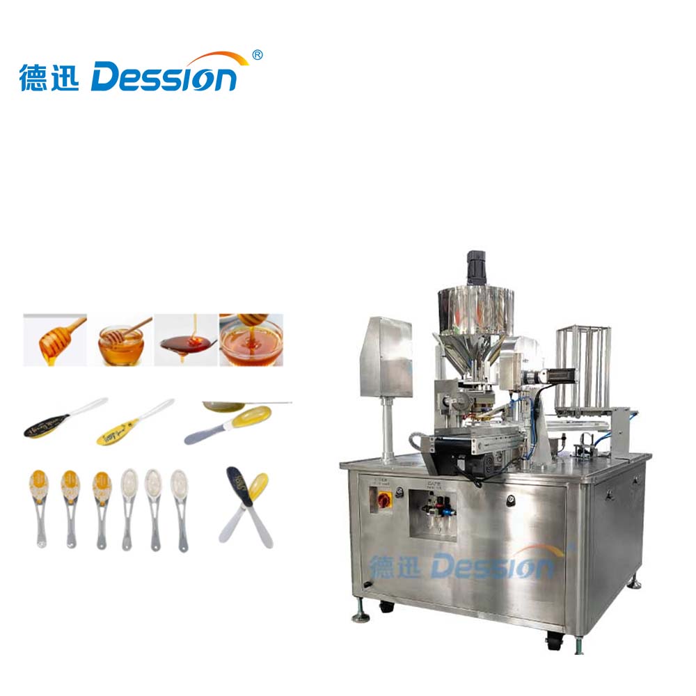 Máy làm đầy muỗng mật ong lỏng hoàn toàn tự động - 2000 gói/giờ làm đầy và niêm phong tốc độ cao