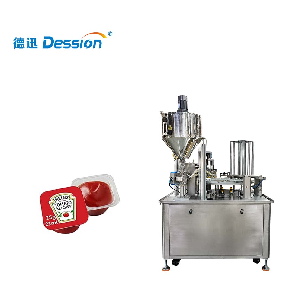 Nền tảng lấp đầy bàn xoay mô -đun - Công tắc toàn diện cho sốt cà chua/nước sốt nóng/mứt