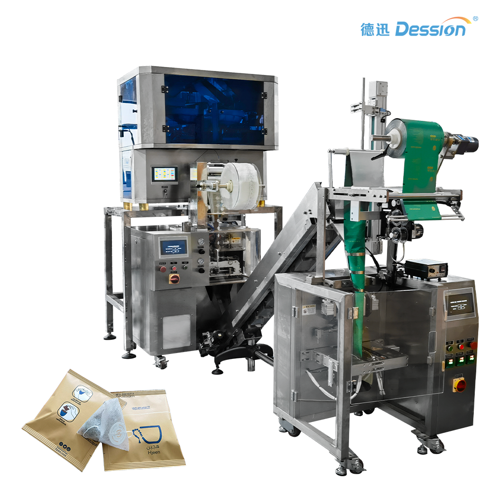 Sự lựa chọn sáng tạo cho sản xuất số lượng lớn: máy đóng gói túi trà dán kín ba mặt để bàn