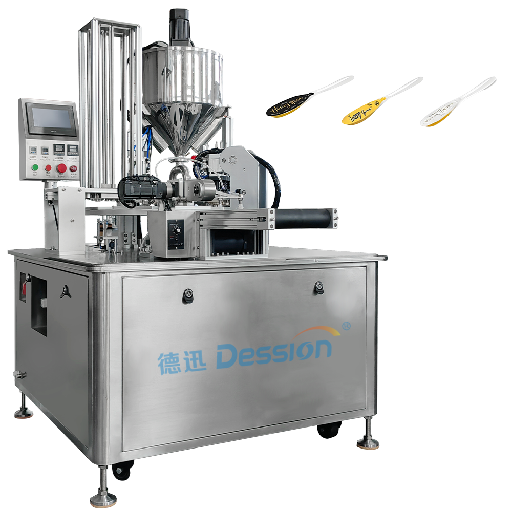 Máy làm đầy muỗng mật ong hoàn toàn tự động - Hệ thống bàn xoay hoạt động liên tục mà không cần dừng