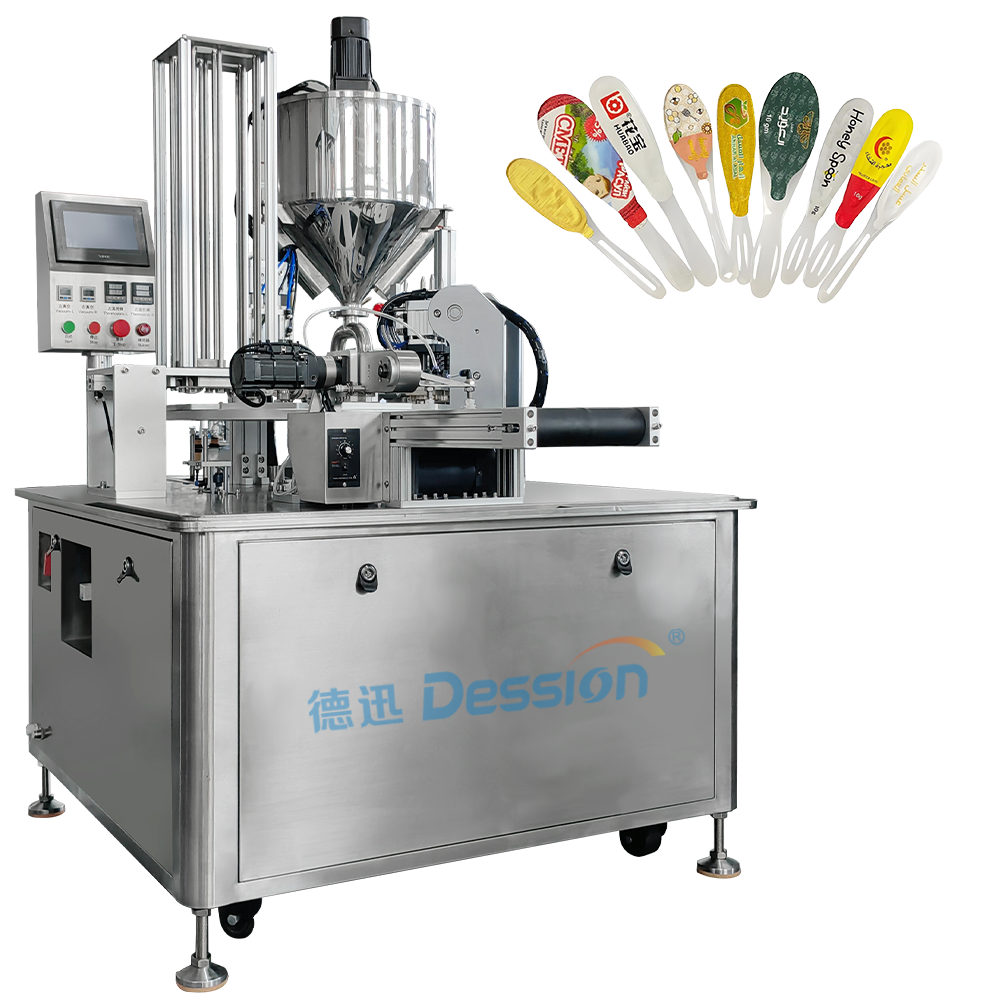 Máy rót thìa mật ong đa chức năng - thiết kế bàn xoay, công suất sản xuất gấp đôi