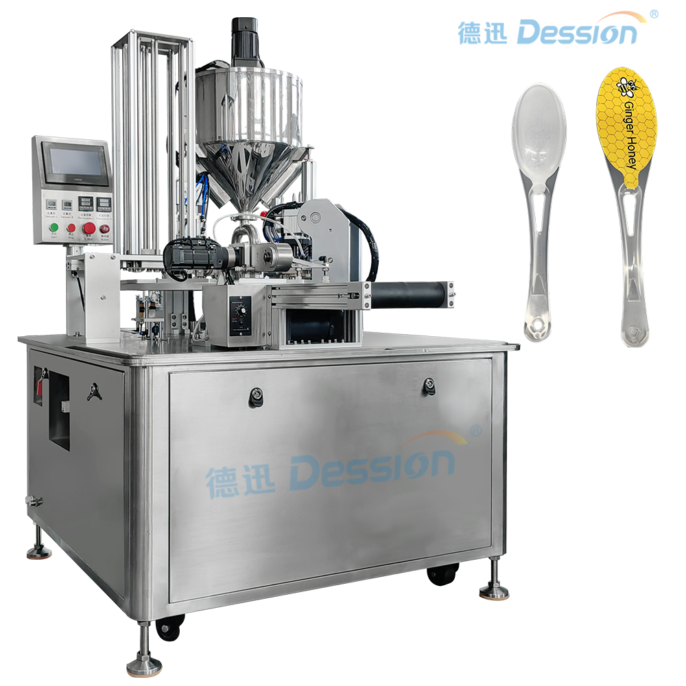 Máy chiết rót quay đa chức năng: Chuyên gia chiết rót định lượng thìa mật ong