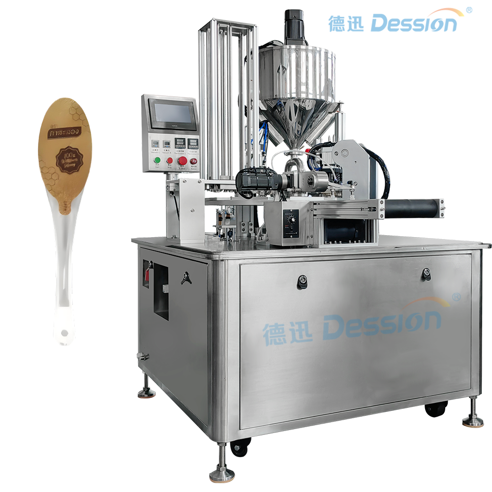 Máy rót thìa mật ong tự động - thao tác chỉ bằng một nút bấm, tiết kiệm thời gian, công sức