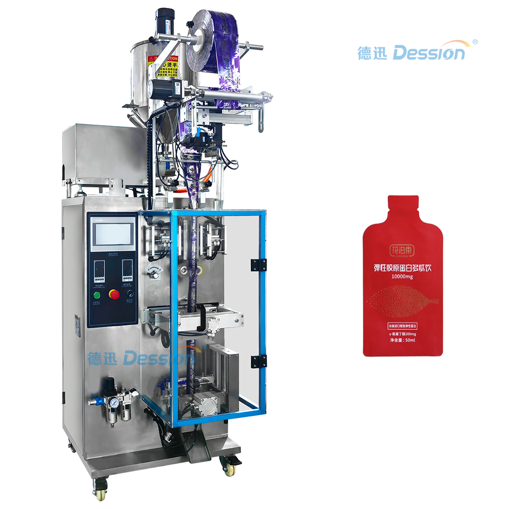 Envasadora de líquidos en bolsa vertical compacta con forma única: la combinación de eficiencia y creatividad