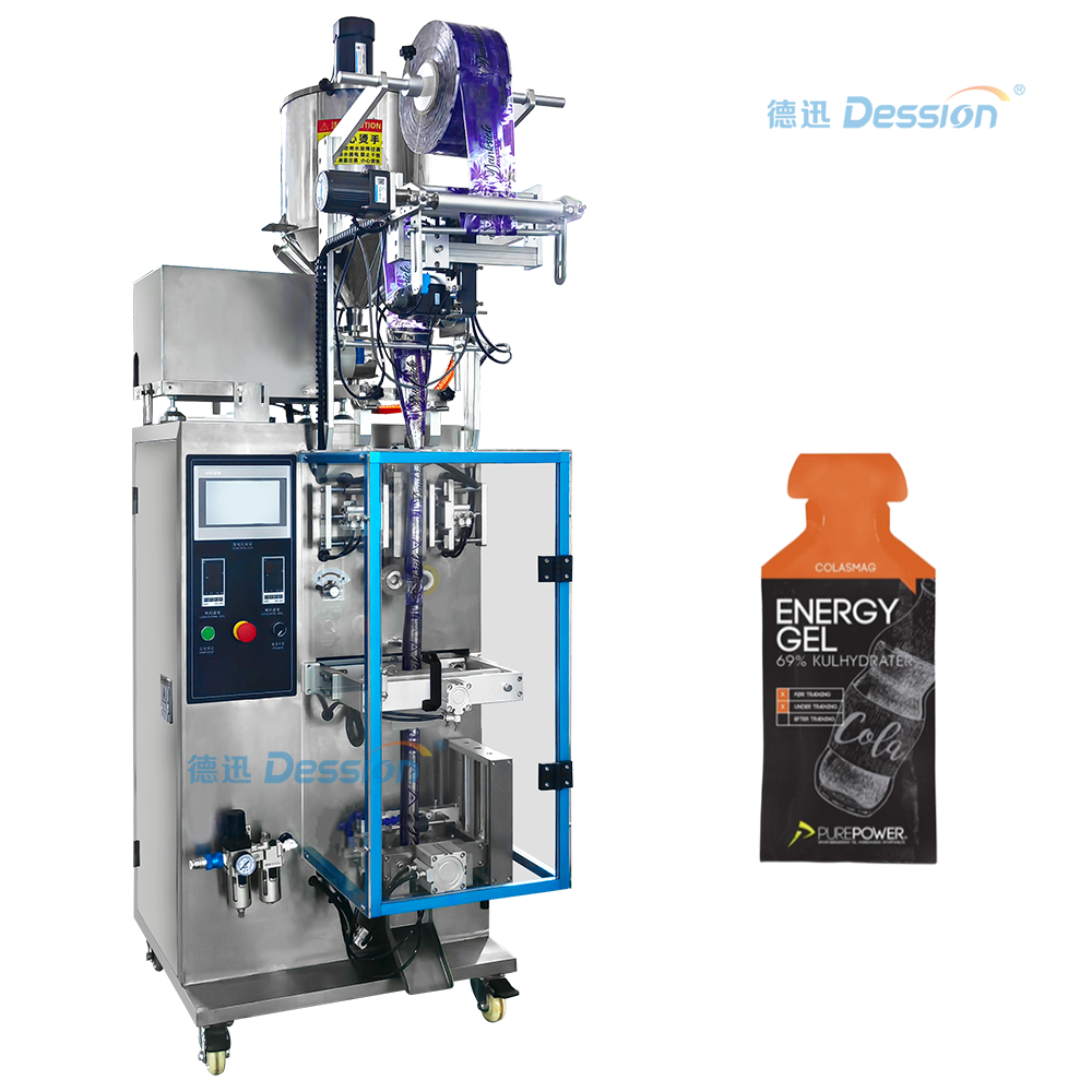 Packager líquido de bolsa pequeño dedicado, máquina de bolsas de gel de energía, hecha en China