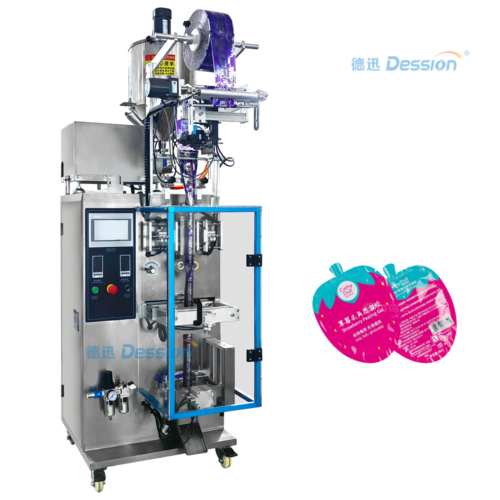 Máquina envasadora de bolsas de forma especial para jugo pequeño, gel de frutas, fábrica de China