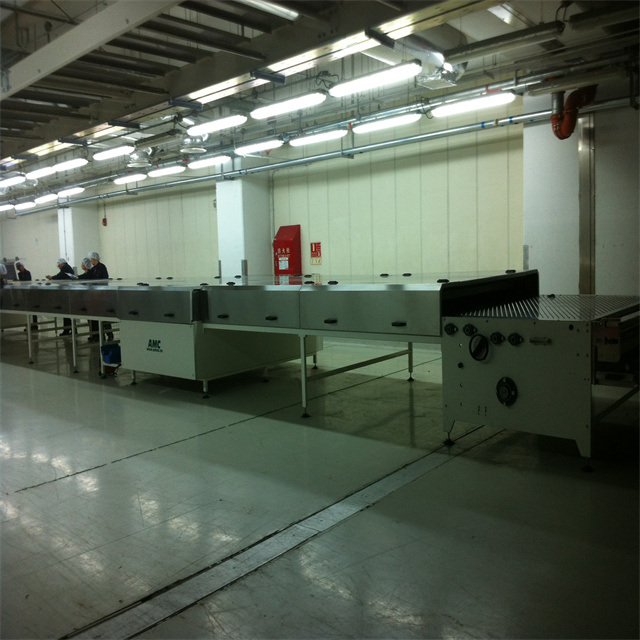 Customized snack food complete set of equipment-cooling tunnel machine