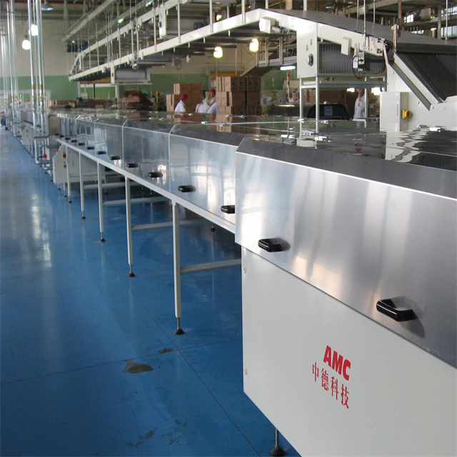 Leading supplier full-automatic stainless steel snack jelly conveyor cooling tunnel