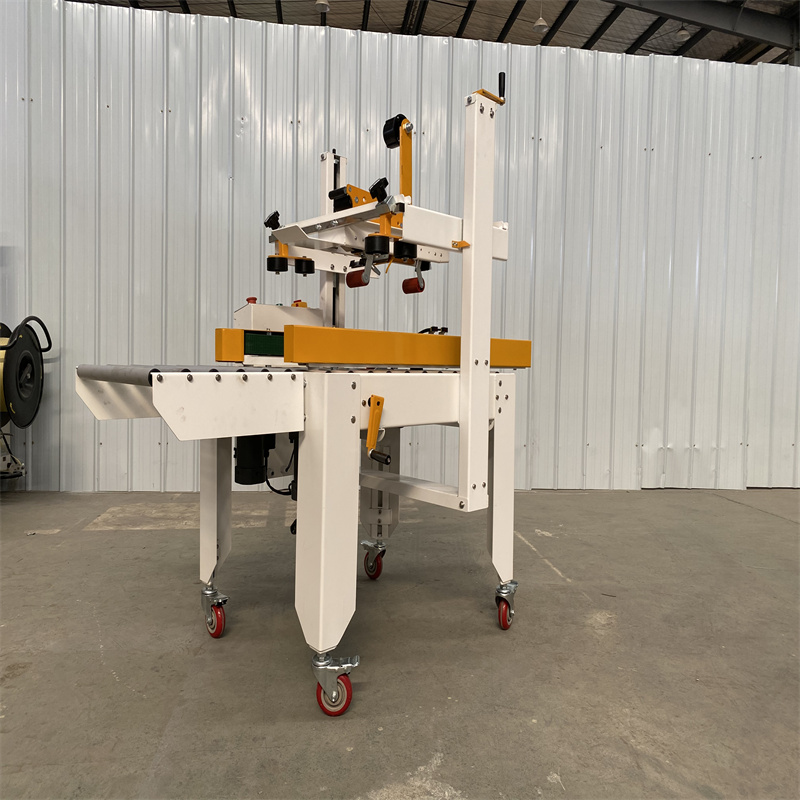 High quality semi-autamatic left and right drive carton sealing and packing machine