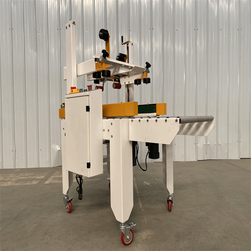 High quality semi-autamatic left and right drive carton sealing and packing machine