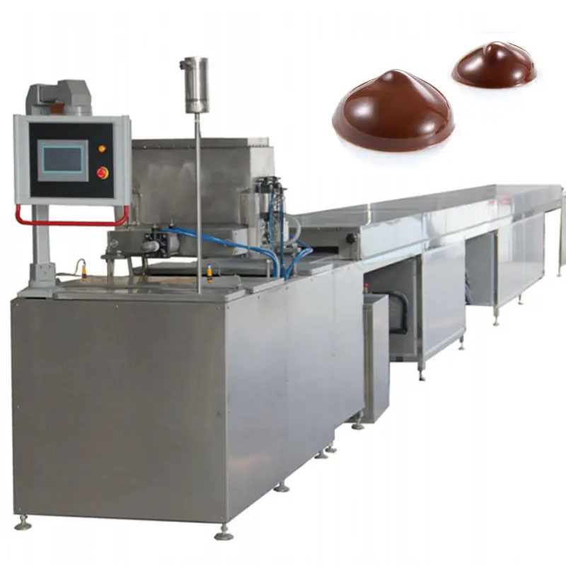 Linha automática de depósito de chocolate de aço inoxidável
