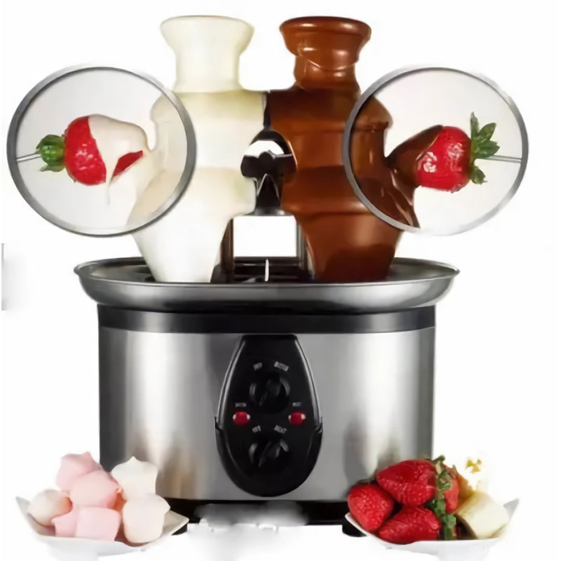 China Comercial Torre Double Torre Interior Anterior Descobrável Máquina de Máquina de Máquina de Chocolate Atacado