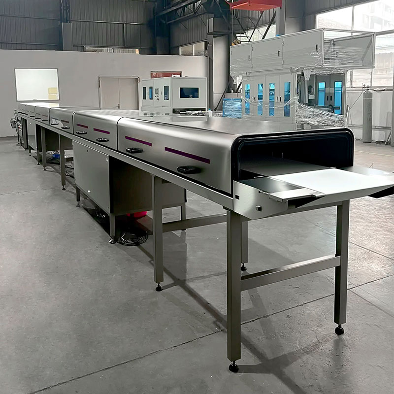 中国カスタムデザインステンレススチールチョコレート冷却トンネルコンベヤーサプライヤー