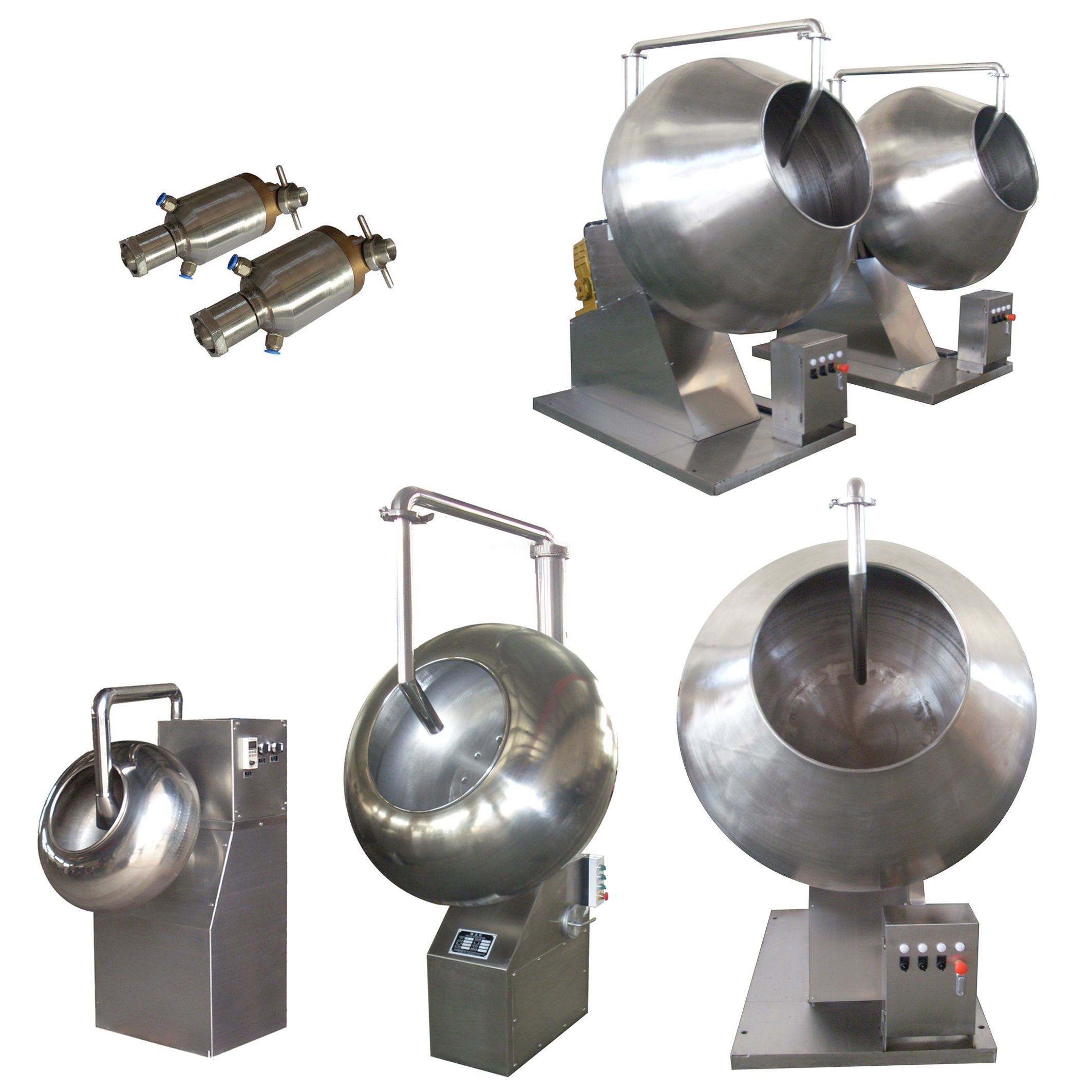 Machine de polissage automatique de chocolat en acier inoxydable de Chine