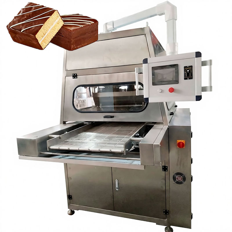 Chine Machine d'enrobage de chocolat en Chine pour l'usine de biscuits de revêtement fabricant