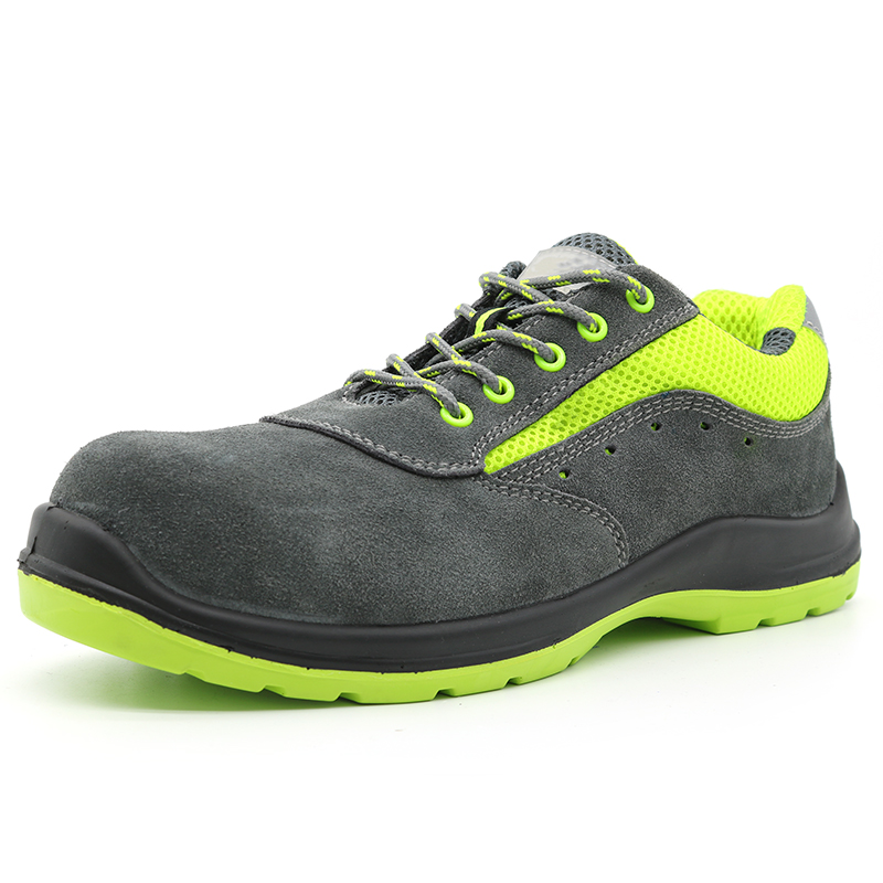China TM223 Anti slip PU outsole CE composite toe metal free lightweight safety sport shoes manufacturer