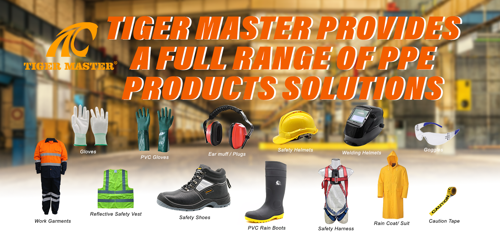 Tiger master PPE safety products