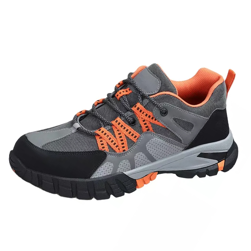 China 0264 Anti slip oil-proof soft rubber sole steel toe prevent puncture safety sport shoes for men manufacturer