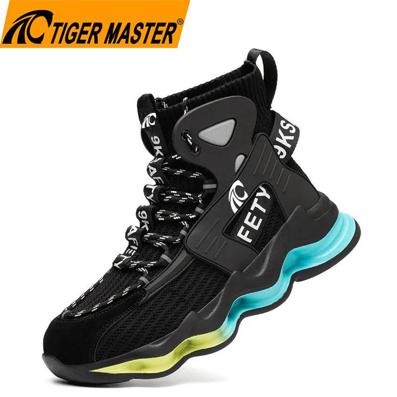 China TM3052 Mode-Sneaker-Sicherheitsschuhe für Herren mit weicher EVA-Sohle und leichter Stahlkappe Hersteller