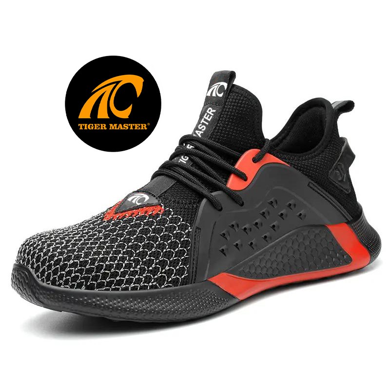 TM3064 Lightweight anti puncture steel toe soft men women safety shoes sports