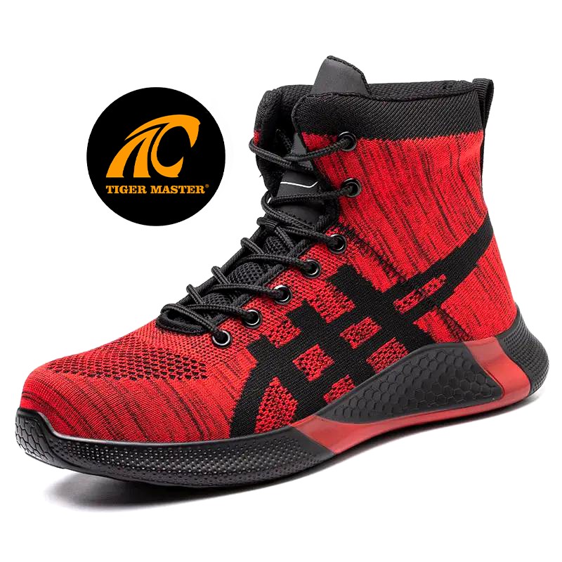 TM3067 Non slip light weight anti puncture steel toe sneaker safety shoes for women