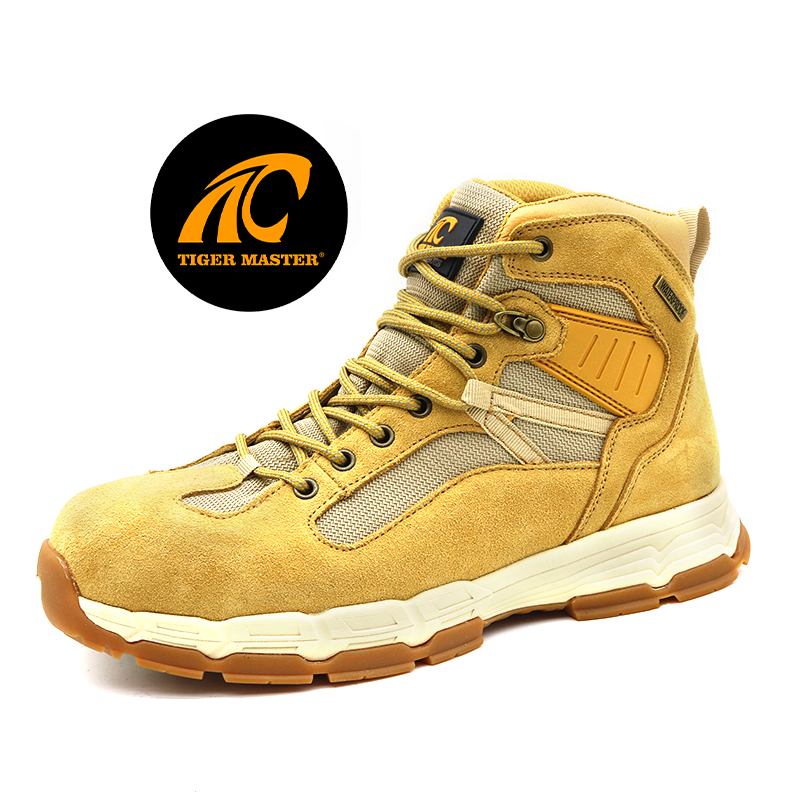 China TM177-1 Neue rutschfeste Fiberglas-Zehe, pannensichere Wanderschuhe, Sicherheit für Herren, wasserdicht Hersteller