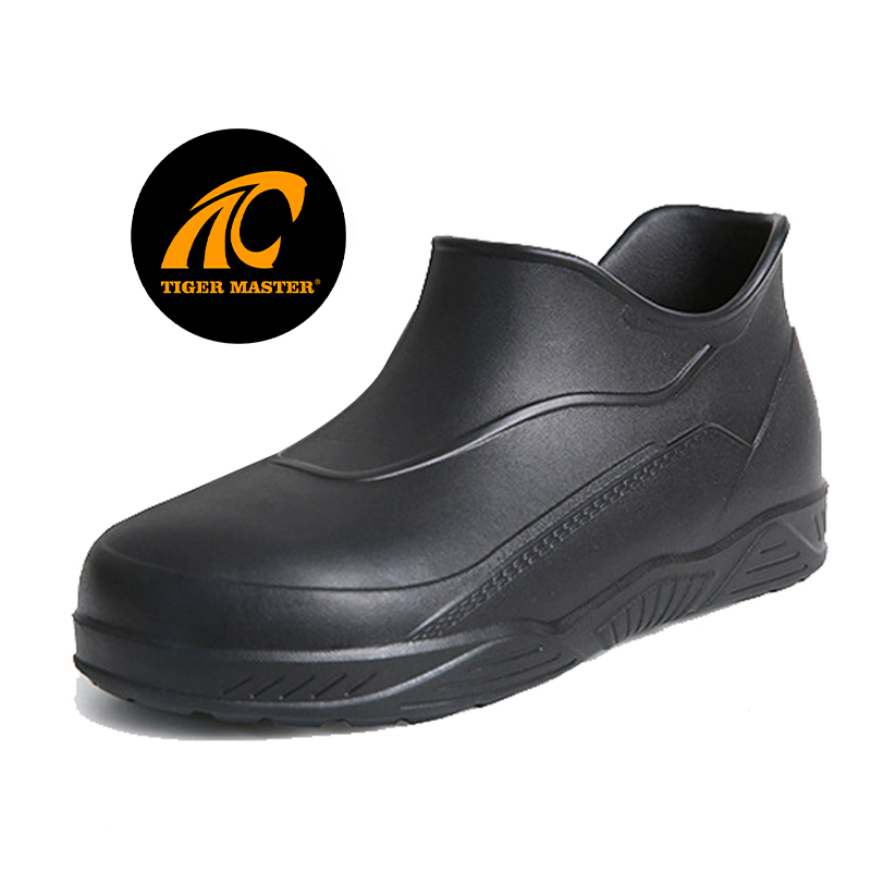 TM3115 High ankle anti-skid waterproof steel toe EVA kitchen chef shoes safety