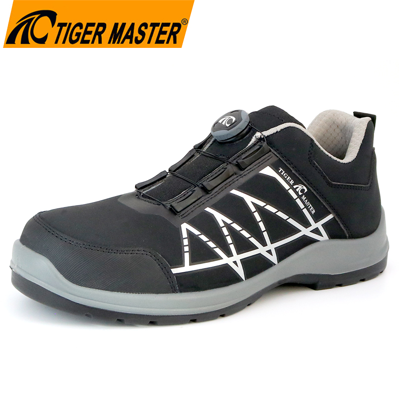 China TM2007 Twist lock system fiberglass toe safety shoes men manufacturer