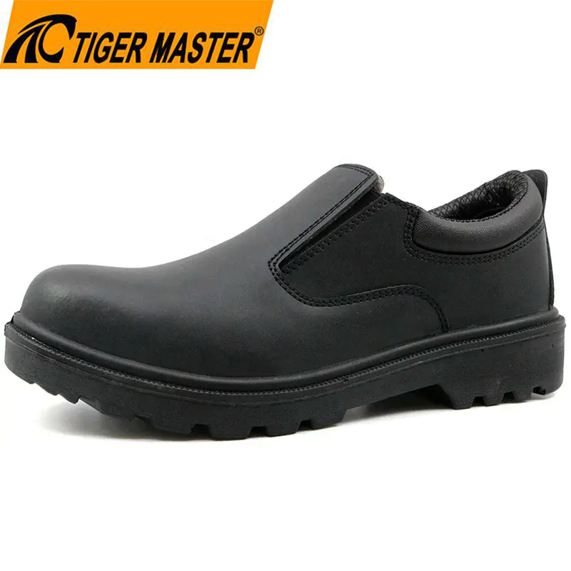 TM086 Sapatos de segurança executivos com biqueira de aço antiderrapante e antifuros