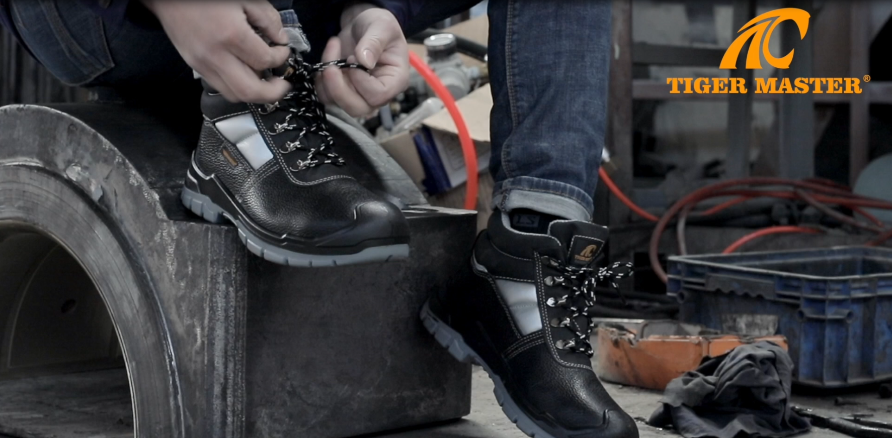 China 2025 Hot Selling Tiger Master Brand Safety Shoes manufacturer