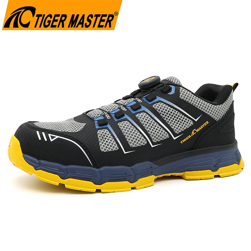 China TM2035-1 Twist Lock Anti-skid Fiberglass Toe Sneaker Safety Shoes manufacturer