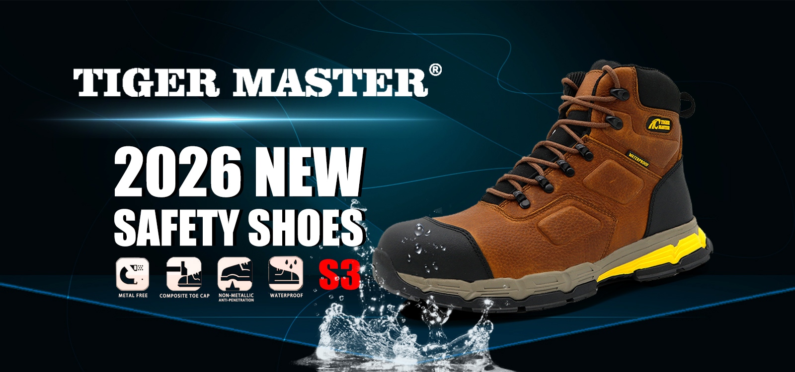 2026 new waterproof safety shoes work boots